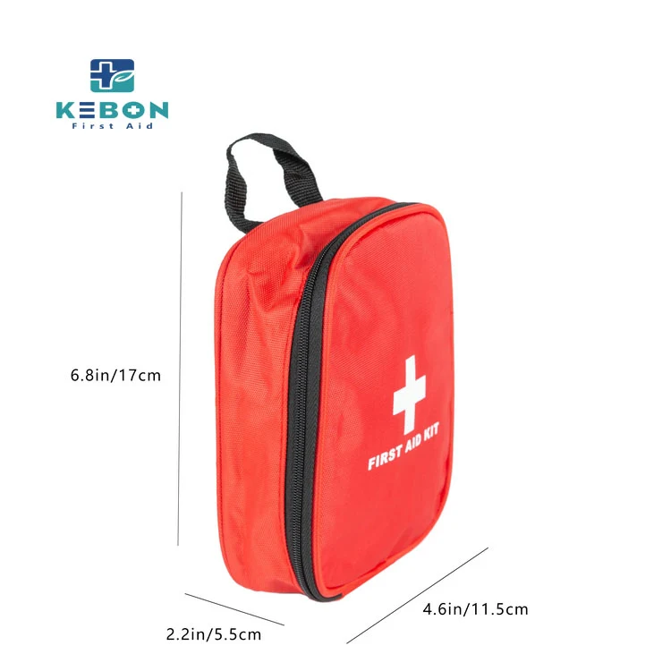 Red Vertical First Aid Pouch