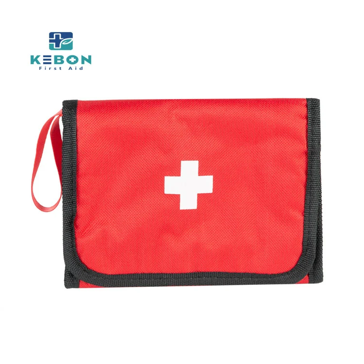 Czerwony Zestaw pierwszej pomocy Tri-Fold